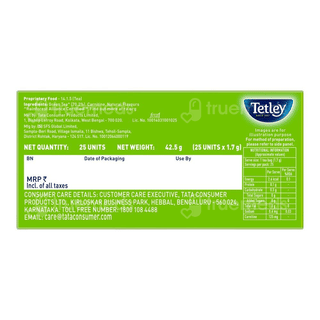 Tetley Slim Care Lemon & Honey Flavoured Green Tea Bags 25